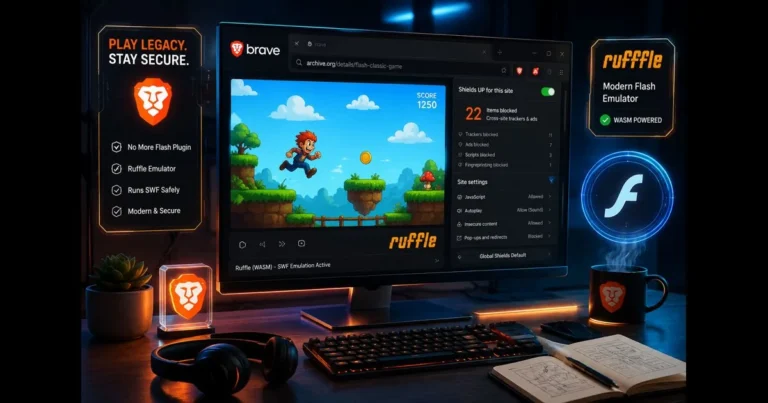 allow flash brave