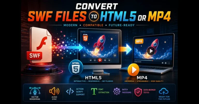 convert swf to html5