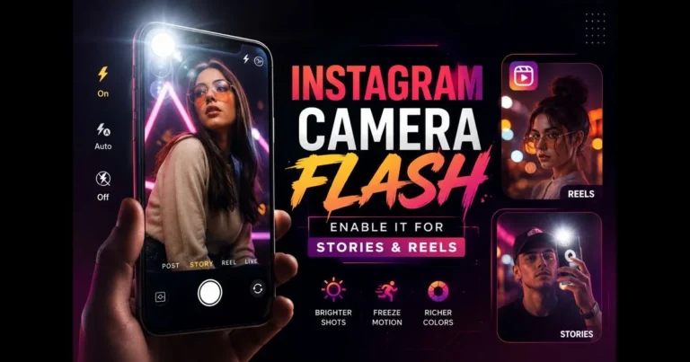 instagram camera flash