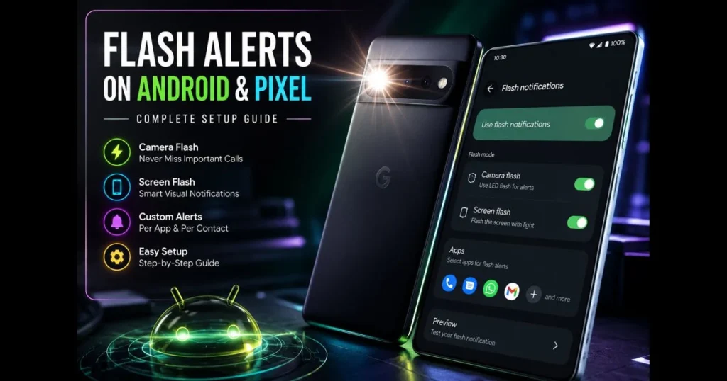 android flash notifications