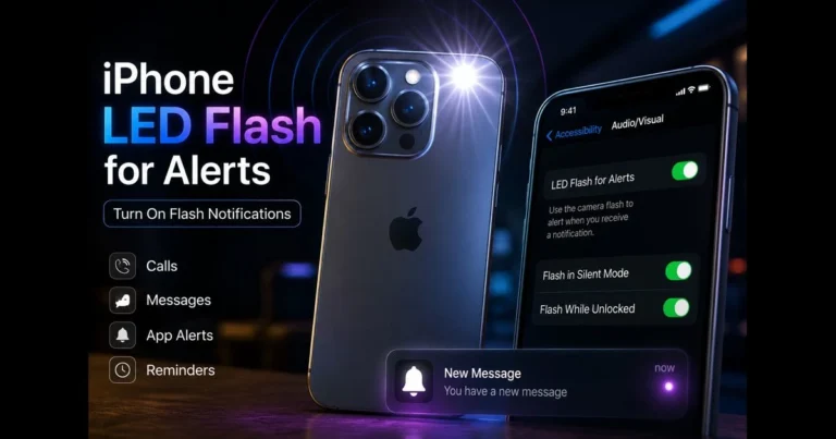 iphone flash notifications