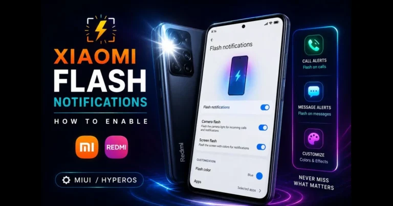 xiaomi flash notification