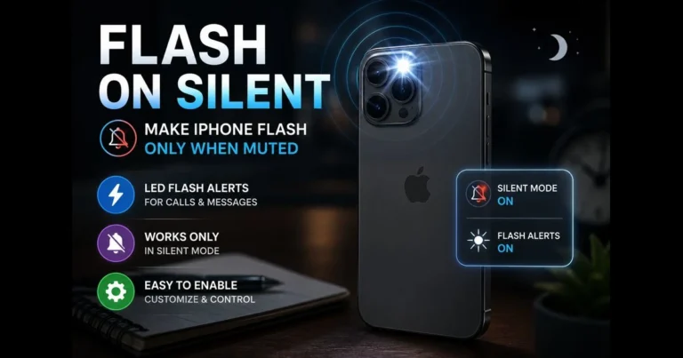 flash on silent iphone